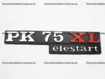 Vista principal del letrero Vespa PK75XL Elestart en stock