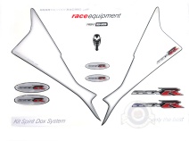 Kit adhesivos proteccion frontal Suzuki GSX-R