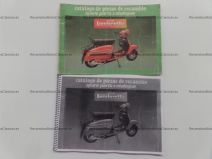 Vista frontal del catalogo Lambretta Lince y Serveta en stock